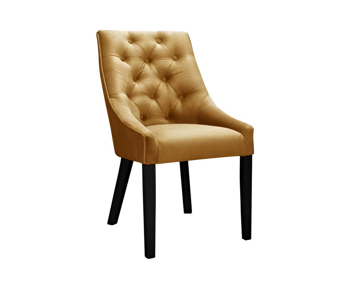 Xlmoebel Esszimmerstuhl Sessel Sitzplatz 1x Essbereich Lounge Stoff Platz Chesterfield (Esszimmerstuhl, 1 St), Hergestellt in Europa von Xlmoebel