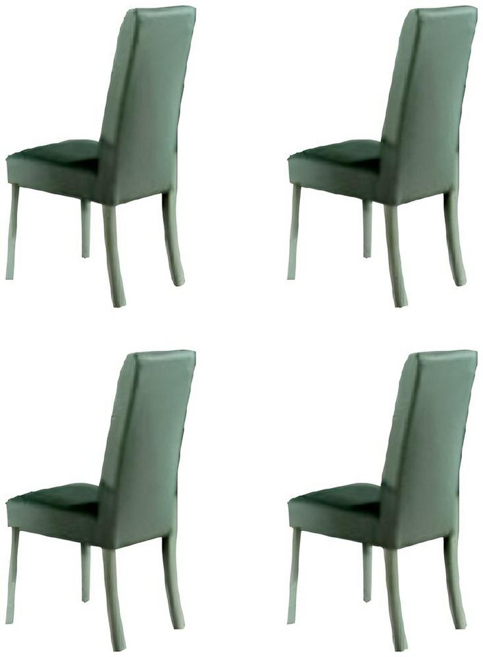 Xlmoebel Polsterstuhl Set 4x Stühle Esszimmer Garnitur Holz Modern Lehnstuhl Möbel (4 St), Hergestellt In Italy von Xlmoebel