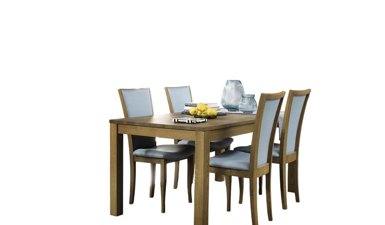 Xlmoebel Esszimmerstuhl Set 4x Stühle mit luxuriösem Design gepolstert aus massivem Holz (4 St), Hergestellt in Europa von Xlmoebel