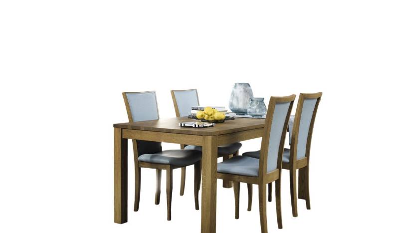 Xlmoebel Esszimmerstuhl Set 4x Stühle mit luxuriösem Design gepolstert aus massivem Holz (4 St), Hergestellt in Europa von Xlmoebel