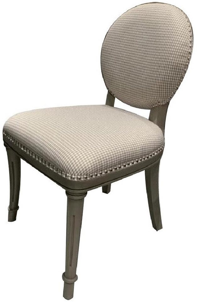 Xlmoebel Polsterstuhl Stühle für das Esszimmer mit luxuriösem Design und Polsterung in Grau, Hergestellt in Europa von Xlmoebel