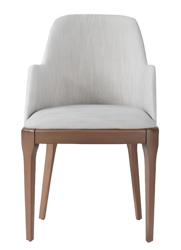 Xlmoebel Esszimmerstuhl Weißer Designer-Lehnstuhl aus luxuriösem modernem Holz, Hergestellt in Europa Xlmoebel Esszimmerstuhl Weißer Designer-Lehnstuhl aus luxuriösem modernem Holz, Hergestellt in Europa von Xlmoebel