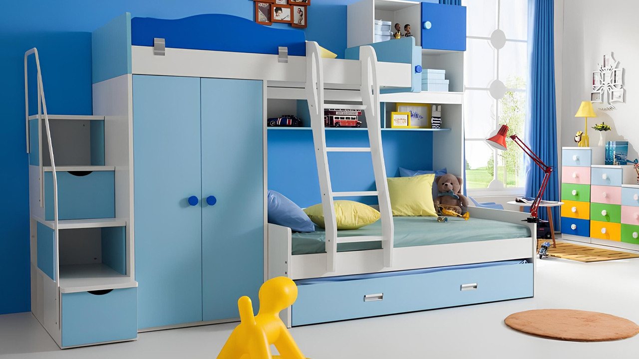Xlmoebel Etagenbett Hochbett aus echtem Holz für Kinder- und Jugendzimmer, neues (Etagenbett), Hergestellt in Europa von Xlmoebel