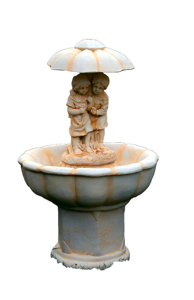 Xlmoebel Gartenbrunnen Dekorativer Gartenbrunnen in Form einer Fontäne aus Steinguss 98 cm, (Artikel 1031), Hergestellt in Europa von Xlmoebel