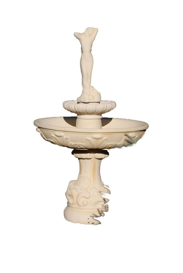 Xlmoebel Gartenbrunnen Froschbrunnen für den Garten aus Stein 165 cm hoch, (Artikel ROMA ANDREA), Hergestellt in Europa von Xlmoebel