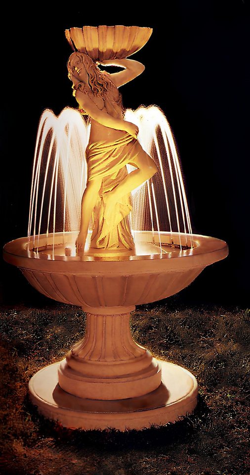 Xlmoebel Gartenbrunnen Gartenwasseranlage mit Fontäne und Springbrunnen, (Artikel 1048), Hergestellt in Europa von Xlmoebel