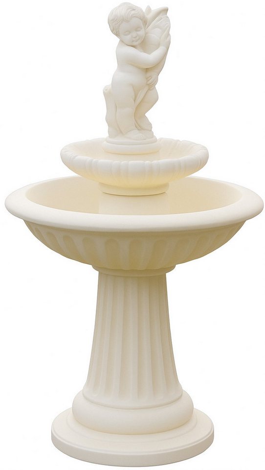 Xlmoebel Gartenbrunnen Neu gestalteter Gartenbrunnen Springbrunnen Skulptur Dekoration, (1 tlg., Artikel NOEMI RAGAZZI 2), Hergestellt in Europa von Xlmoebel