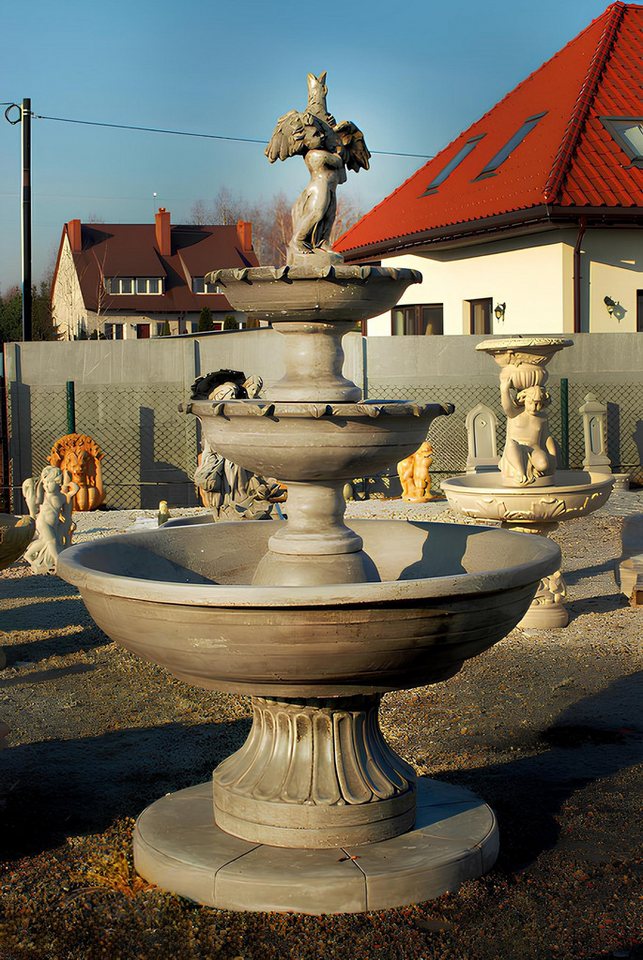 Xlmoebel Gartenbrunnen Wasserspiel Garten Deko Romantischer Springbrunnen mit Fontäne, (Artikel 1063), Hergestellt in Europa von Xlmoebel