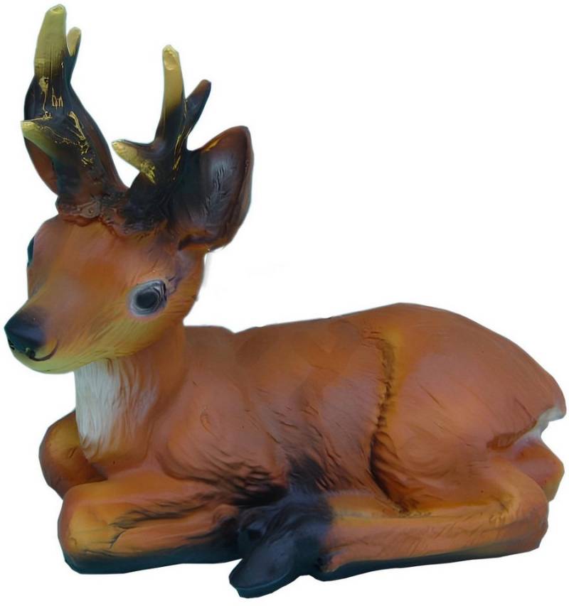 Xlmoebel Gartenfigur Gestaltungs Hirsch Gartenfigur Skulptur Statue Deko Figuren Skulpturen, (Hirsch Material: Kunststoff 30 x 30 cm Höhe), Hergestellt in Europa von Xlmoebel