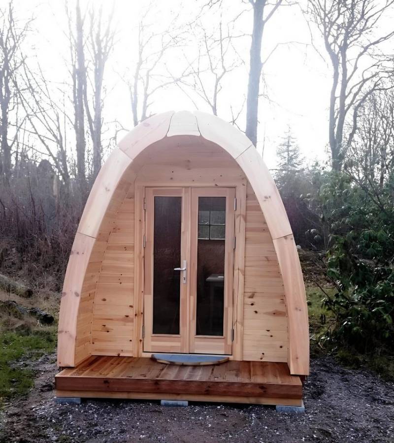 Xlmoebel Gartenhaus Ferienhaus aus Pinienholz für Camping und Wochenendausflüge., (Camping Haus LCP302401), Hergestellt in Europa von Xlmoebel