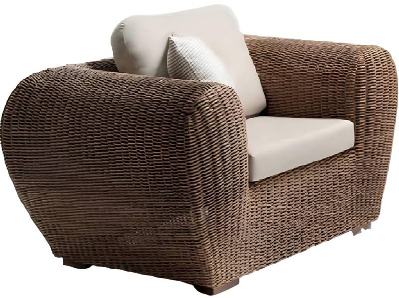 Xlmoebel Gartensessel Stilvoller Rattan-Sessel in Braun für die Terrasse - Modernes (Sessel), Hergestellt in Europa von Xlmoebel
