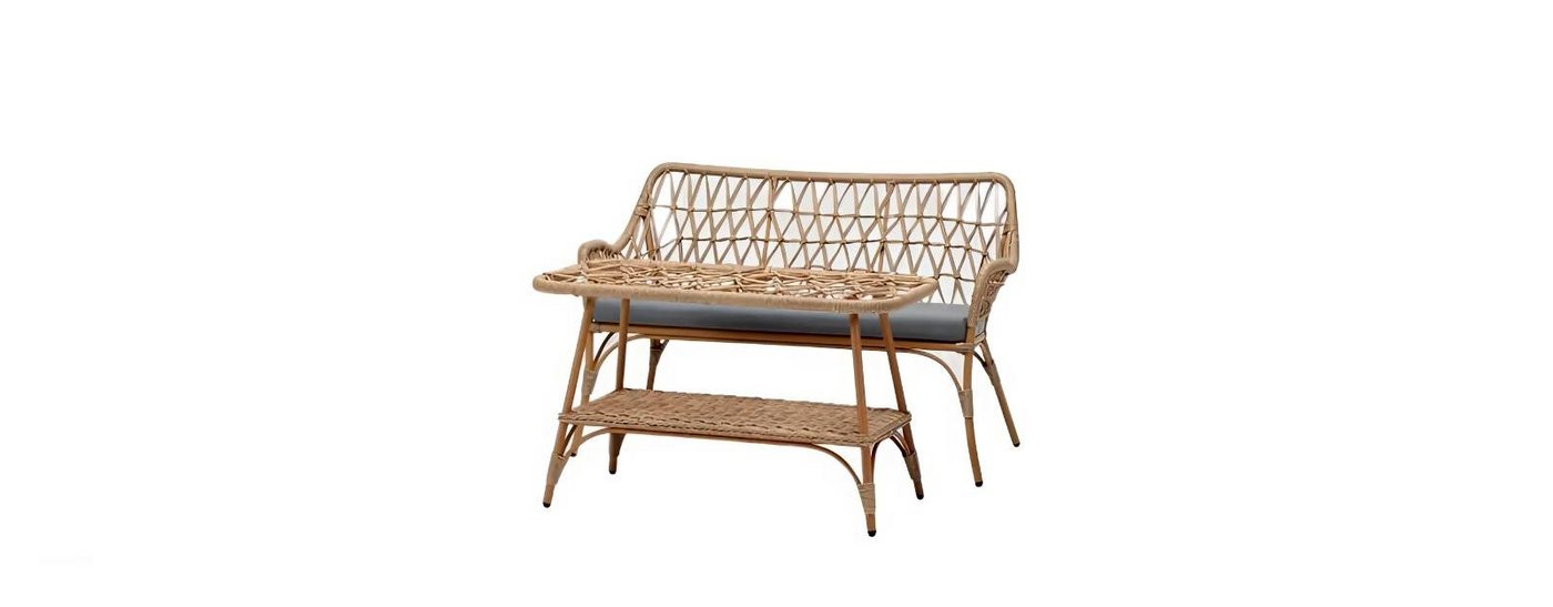 Xlmoebel Gartenlounge-Set Moderne Terrassenmöbel-Set in Beige mit luxuriöser, (2tlg Set(Sofa 2 Sitzer+Esstisch), Hergestellt in Europa Xlmoebel Gartenlounge-Set Moderne Terrassenmöbel-Set in Beige mit luxuriöser, (2tlg Set(Sofa 2 Sitzer+Esstisch), Hergestellt in Europa von Xlmoebel