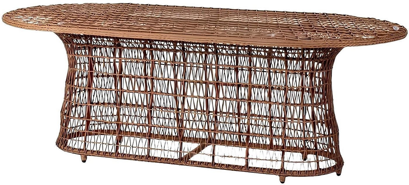 Xlmoebel Gartentisch Luxuriöser moderner Rattan-Beistelltisch in Braun - Hochwertiger (Tisch), Hergestellt in Europa von Xlmoebel