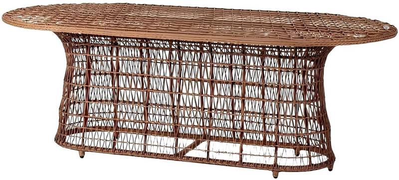 Xlmoebel Gartentisch Luxuriöser moderner Rattan-Beistelltisch in Braun - Hochwertiger (Tisch), Hergestellt in Europa von Xlmoebel