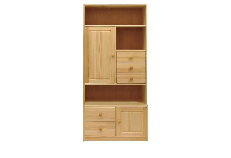 Xlmoebel Hängeschrank Massives Holz Wandregal Küchenregal Schrank Vollholz Möbel Holzregal. (Wandschrank) Hergestellt in Europa von Xlmoebel