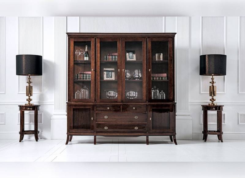 Xlmoebel Hängeschrank Neu - Schickes Holz-Wandschränkchen im Barock-Stil mit (Wandschrank KAS 2214 Jafra) Hergestellt in Europa von Xlmoebel