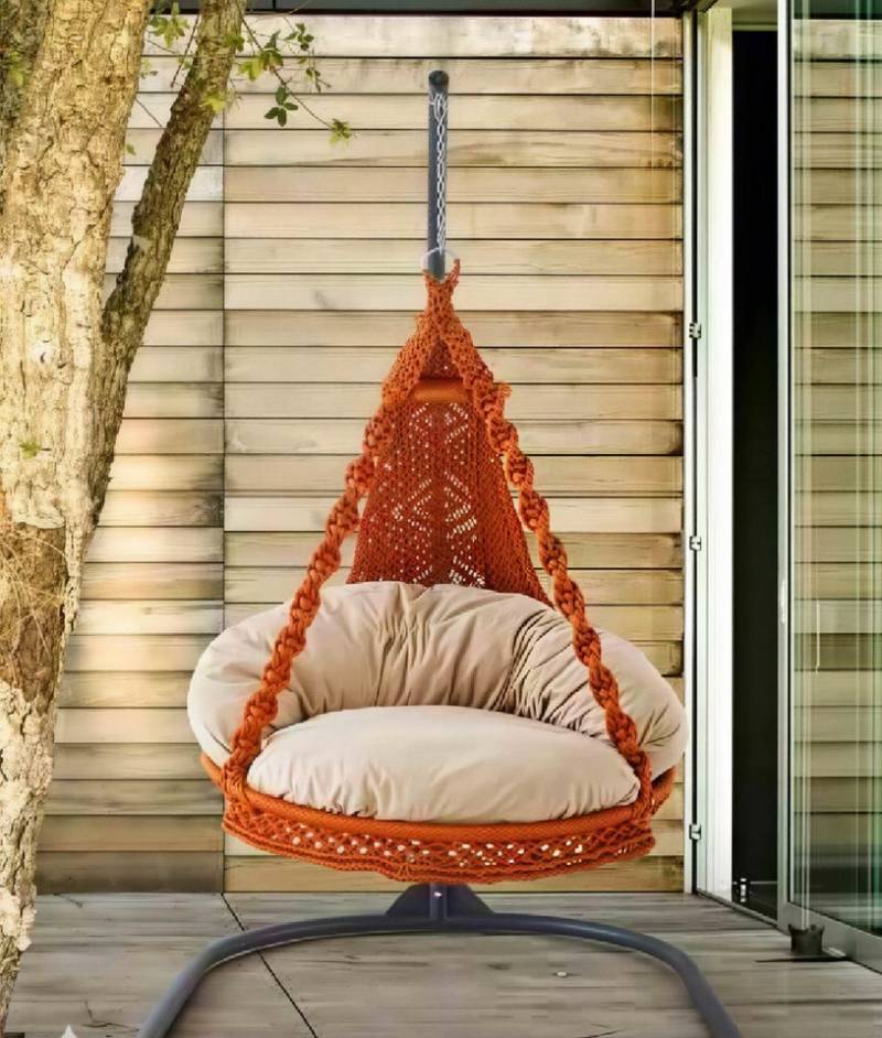 Xlmoebel Hängesessel Hänge-Schaukel Gartenkorb Gartenstuhl Hänge-Sitz Stuhl Hänge-Stuhl (Veranda Schalensessel), Hergestellt in Europa von Xlmoebel