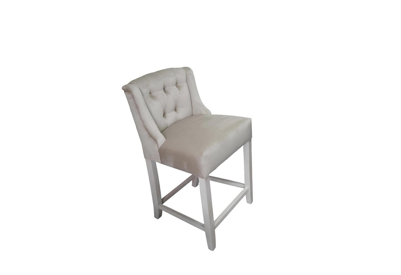 Xlmoebel Hocker Barhocker Barstuhl aus Samtstoff im Design, 2er Set Tresenstühle (2x Barhocker), Hergestellt in Europa von Xlmoebel