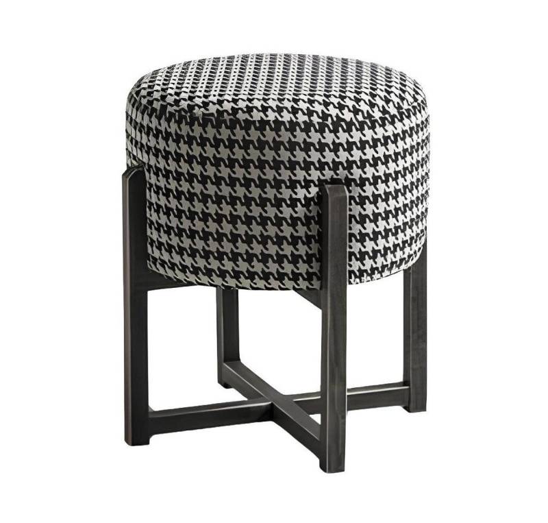 Xlmoebel Hocker Designer Runder Hocker - Moderner Fußhocker mit Polsterung (Hocker), Hergestellt in Europa von Xlmoebel
