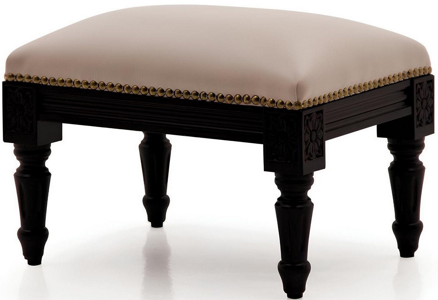 Xlmoebel Bank Exklusiver Sitzmöbel Bezug Lounge Sitzbank Fußablage Hocker Sitzpouf (Hocker), Hergestellt in Italy von Xlmoebel