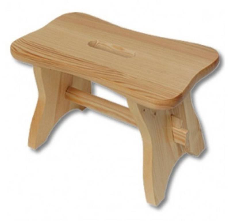 Xlmoebel Hocker Gartenhocker aus massiver Buche - Beistelltisch für den Garten (1 St., Hocker), Hergestellt in Europa von Xlmoebel