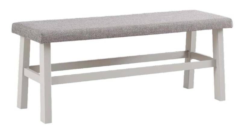 Xlmoebel Sitzbank Grauer Holz Hocker Bank Sitz Sitzbank Fußhocker Sitzhocker Esszimmer (1-St., Hocker), Hergestellt in Europa von Xlmoebel