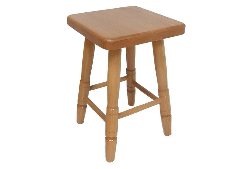 Xlmoebel Hocker Massiver Buchenholz-Sitzhocker für die Küche oder das Esszimmer. (Hocker), Hergestellt in Europa von Xlmoebel