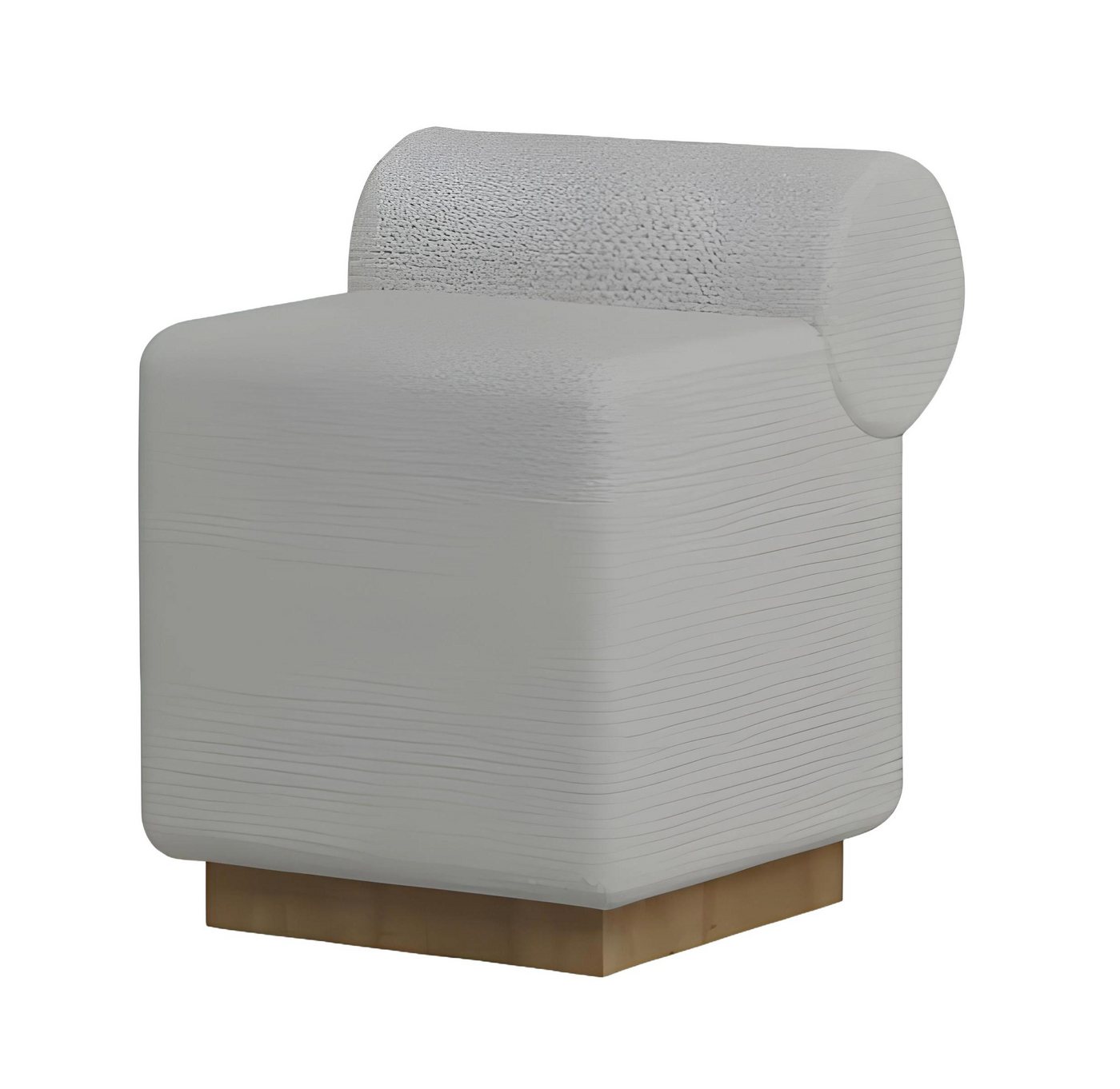 Xlmoebel Barhocker Möbel mit rundem Design Hocker Polsterhocker Beistellmöbel Sitzmöbel (Hocker), Hergestellt in Europa von Xlmoebel