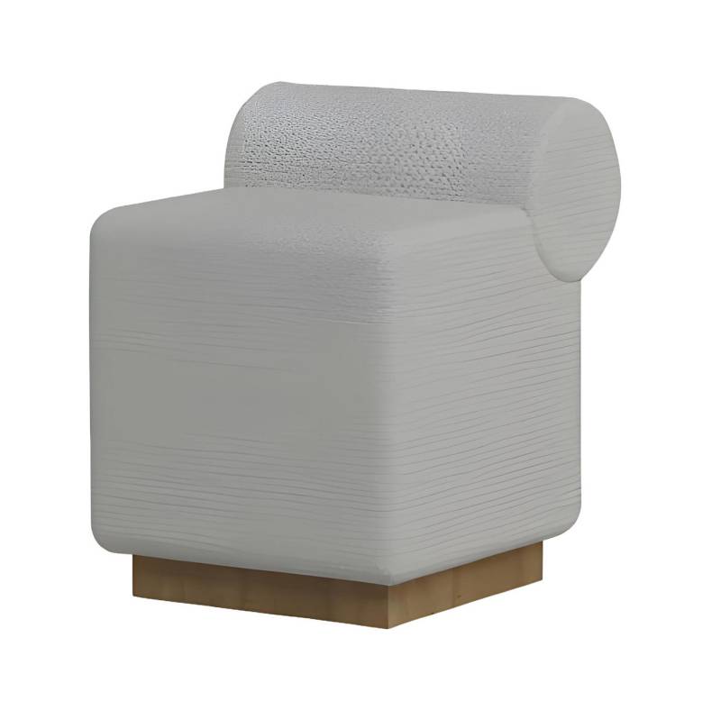 Xlmoebel Barhocker Möbel mit rundem Design Hocker Polsterhocker Beistellmöbel Sitzmöbel (Hocker), Hergestellt in Europa von Xlmoebel