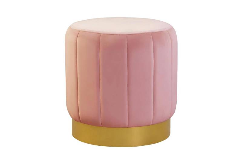 Xlmoebel Hocker Neu Runder Sitzhocker Polsterhocker Fußhocker Pouf Ottomane (Hocker), Hergestellt in Europa von Xlmoebel