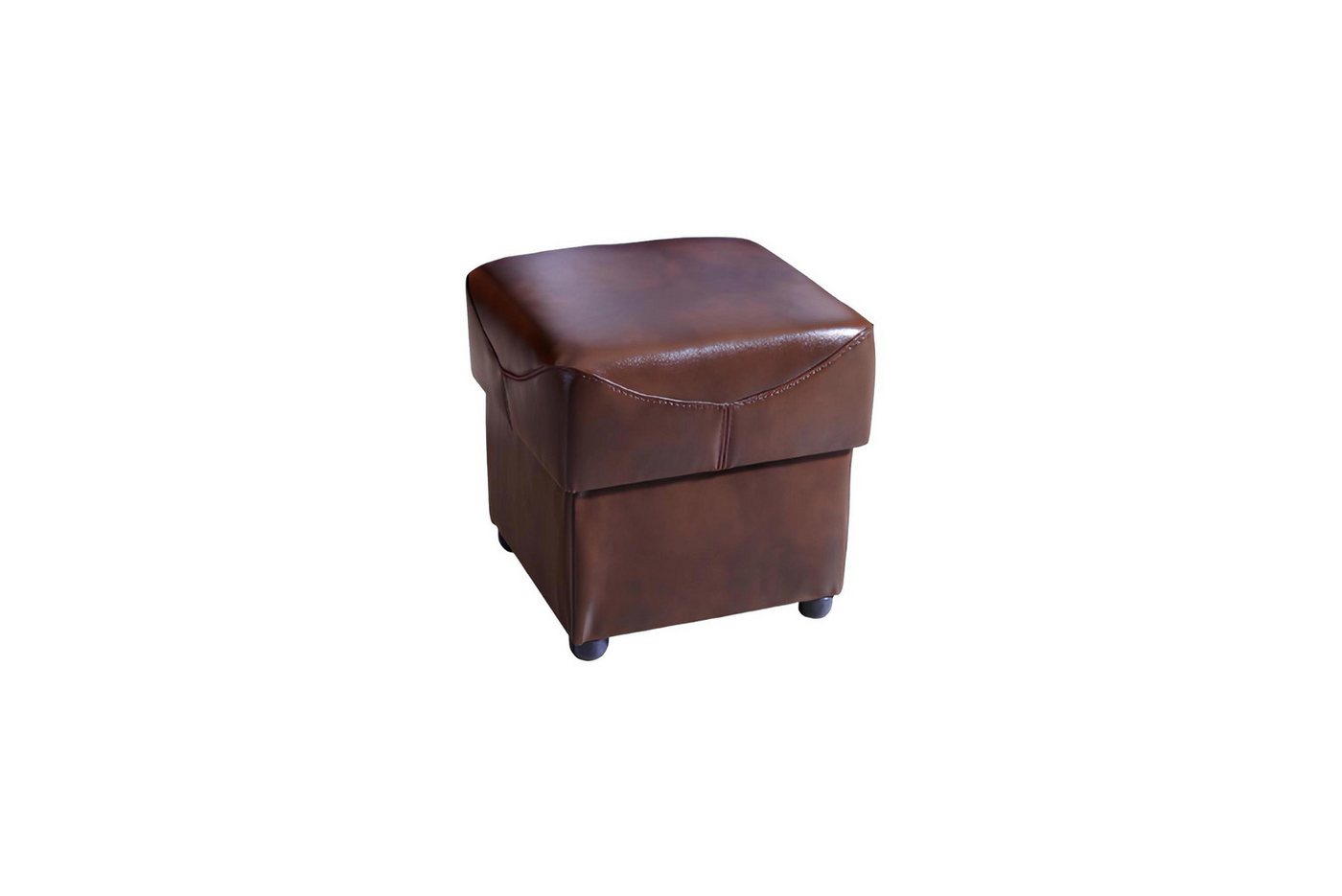 Xlmoebel Hocker Neu XXL Fußbank Club Lounge Sitzhocker aus Leder und Textil - (Hocker 4062292181436), Hergestellt in Europa von Xlmoebel