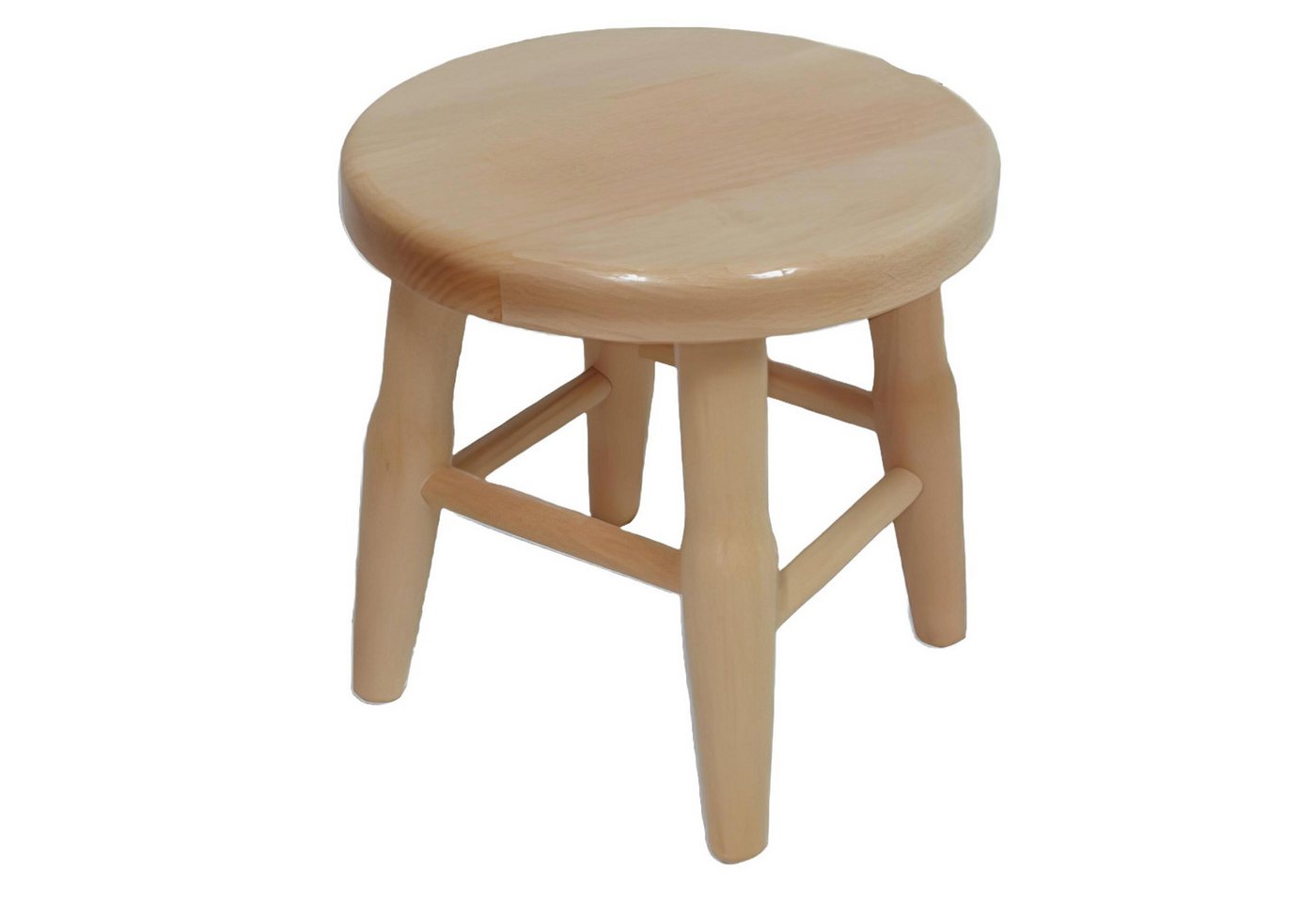Xlmoebel Hocker Neuer handgefertigter Massivholz-Hocker aus Kiefer in rustikalem Stil. (Hocker), Hergestellt in Europa von Xlmoebel
