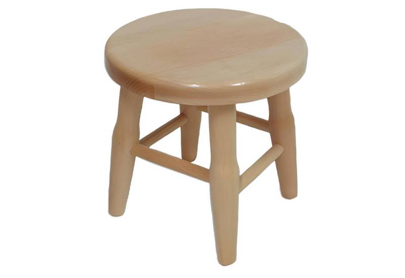 Xlmoebel Hocker Neuer handgefertigter Massivholz-Hocker aus Kiefer in rustikalem Stil. (Hocker), Hergestellt in Europa von Xlmoebel