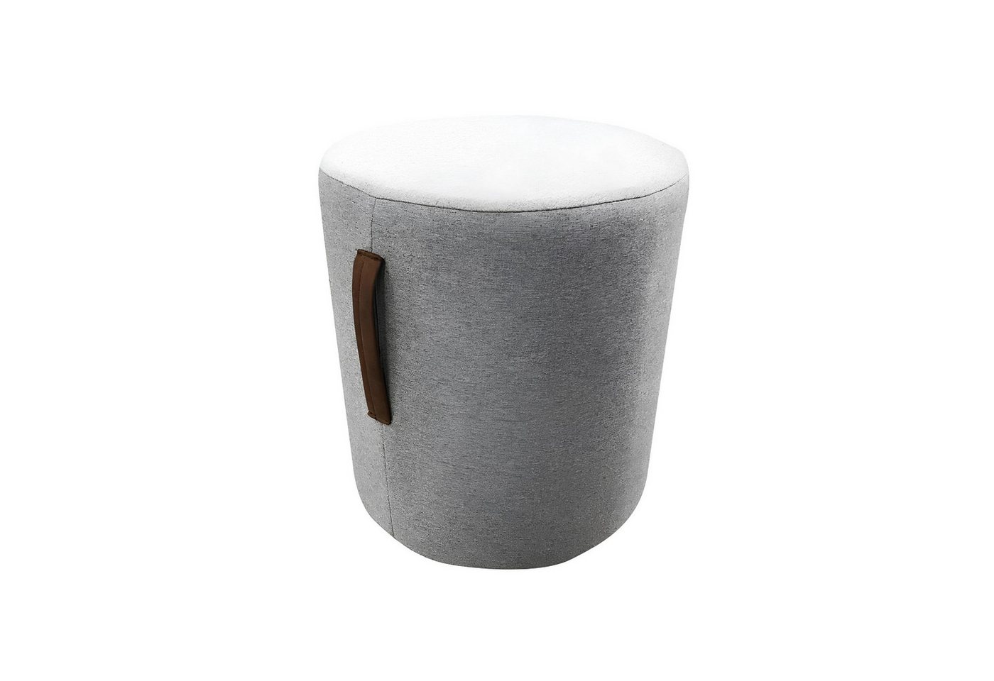 Xlmoebel Hocker Neuer runder Sitzhocker mit Polsterung für das Badezimmer - Pouf (Hocker), Hergestellt in Europa von Xlmoebel