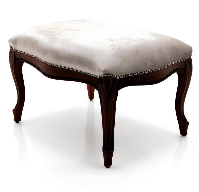 Xlmoebel Hocker Neues Design Blauer Gepolsterter Sitzhocker mit Ottomane - Fußhocker (Hocker), Hergestellt in Europa von Xlmoebel