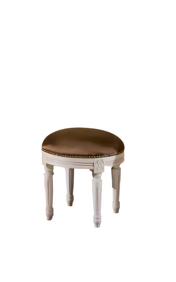 Xlmoebel Hocker Traditioneller Sitzhocker in Braun - Hocker Polsterstuhl Sitzmöbel (1 St., Hocker), Hergestellt in Europa von Xlmoebel