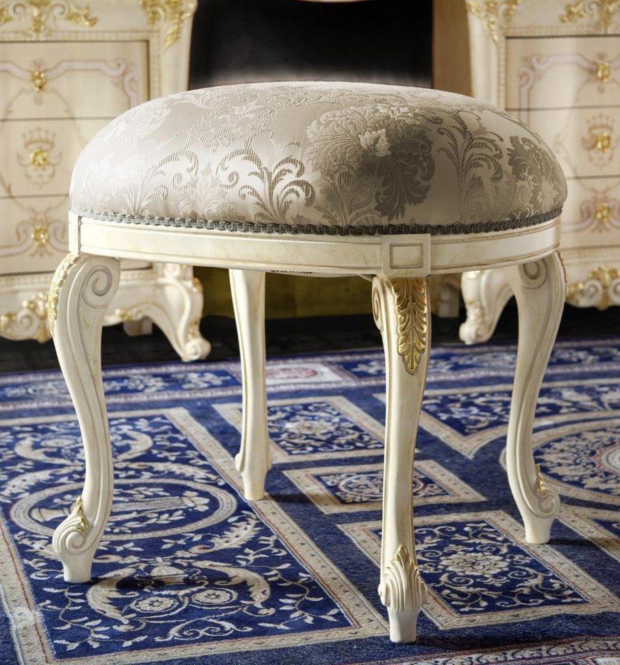 Xlmoebel Hocker Wohnzimmer Designer Sitzbank Hocker Fußhocker - Klassisch gestalteter (Chesterfield Hocker), Hergestellt in Europa von Xlmoebel