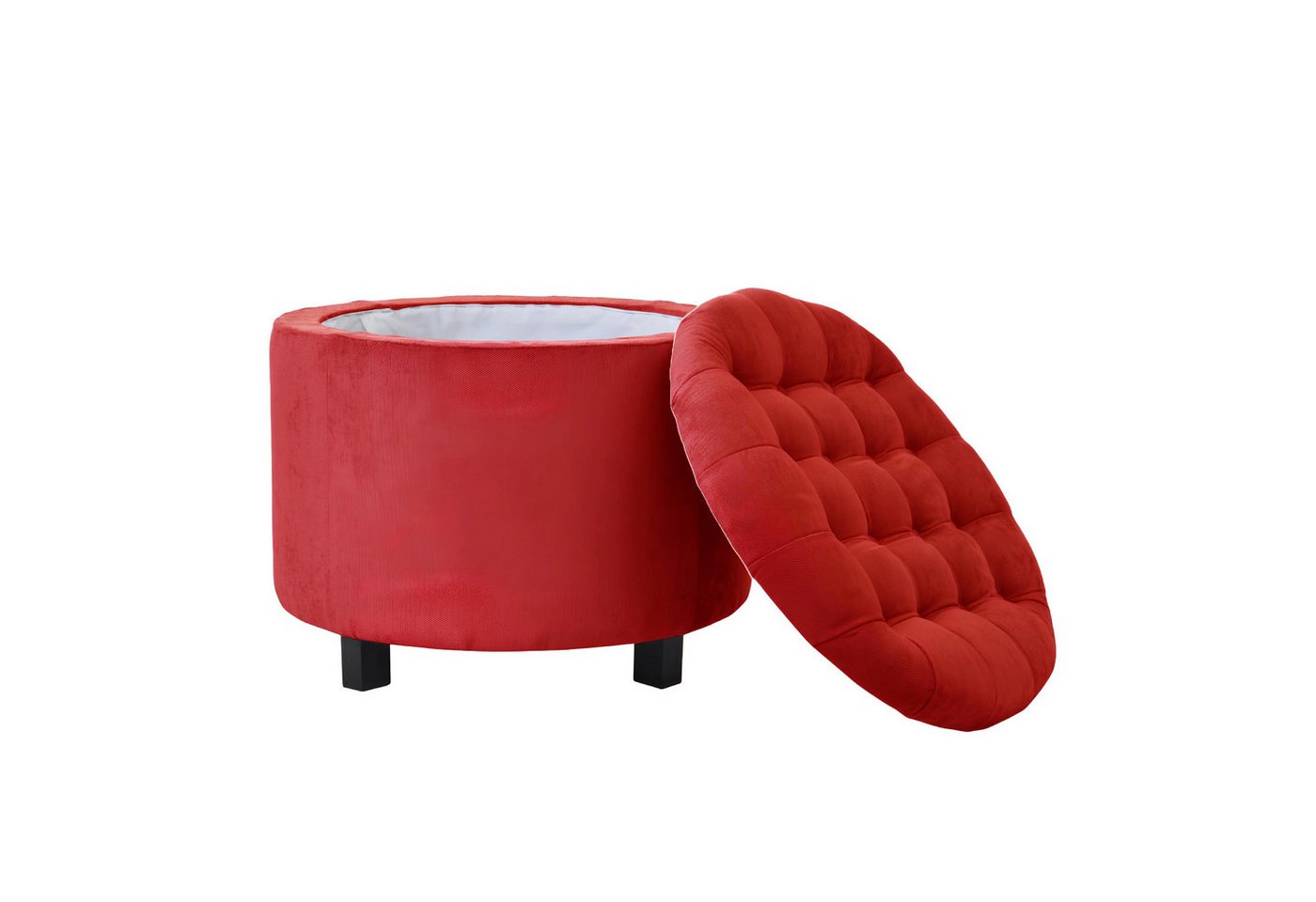 Xlmoebel Hocker Wohnzimmer Designer Solano Hocker Fußhocker Ottoman Sitzhocker (Hocker 4069424839807 (DomArtStyl), Hergestellt in Europa von Xlmoebel