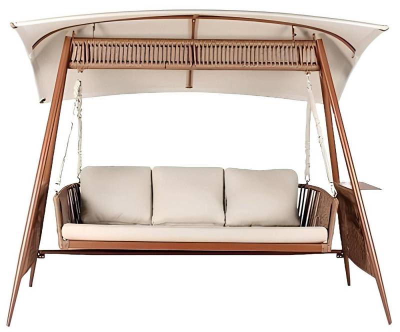 Xlmoebel Hollywoodschaukel Hochwertige braune Gartenschaukel im Freien - Robuste und edle, Hergestellt in Europa von Xlmoebel