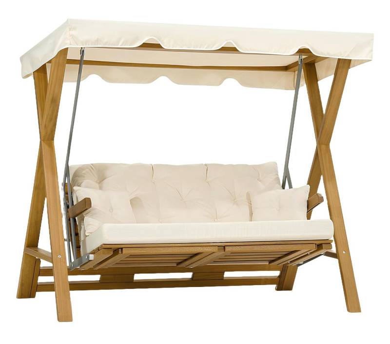 Xlmoebel Hollywoodschaukel Stabile Gartenmöbel mit Designer-Schaukelgestell aus robustem Holz, Hergestellt in Europa Xlmoebel Hollywoodschaukel Stabile Gartenmöbel mit Designer-Schaukelgestell aus robustem Holz, Hergestellt in Europa von Xlmoebel