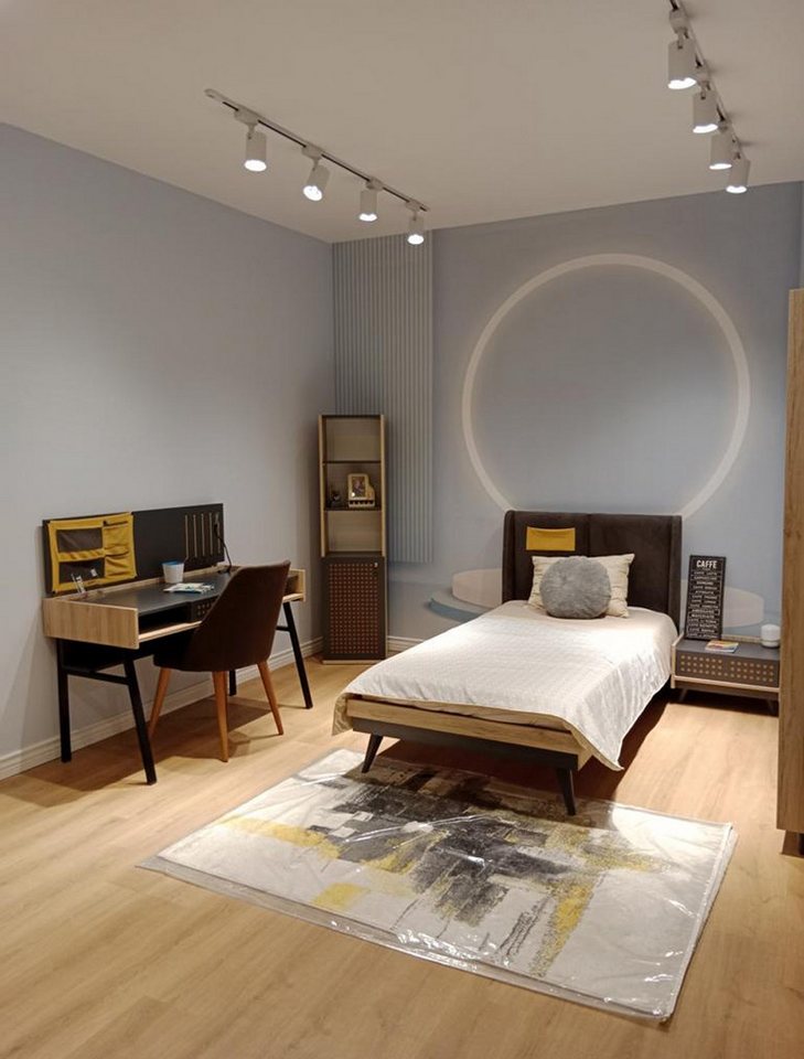 Xlmoebel Jugendzimmer-Set Luxus Jugendzimmer Modernes Komplett Set mit Kinderzimmer SOFORT, (Bett+Nachttisch+Kleiderschrank+Kommode+Spiegel+Schreibtisch), Hergestellt in Europa von Xlmoebel