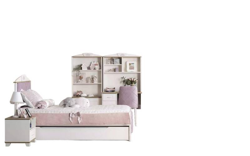 Xlmoebel Jugendzimmer-Set Vollständiges Jugendbett Kindermöbel Kinderzimmer Bett aus Holz, (Schlafzimmer-Set), Hergestellt in Europa von Xlmoebel