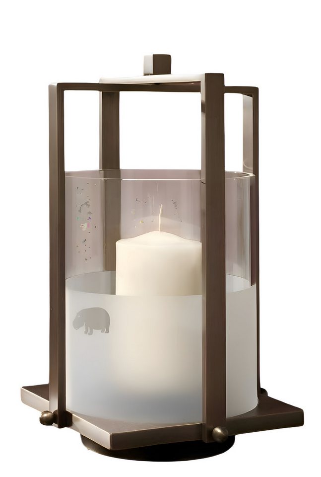 Xlmoebel Kerzenhalter Neue braune Farbe Messing Kerzenhalter für Windlichtglas (1 St., Kerzenhalter), Hergestellt in Europa von Xlmoebel