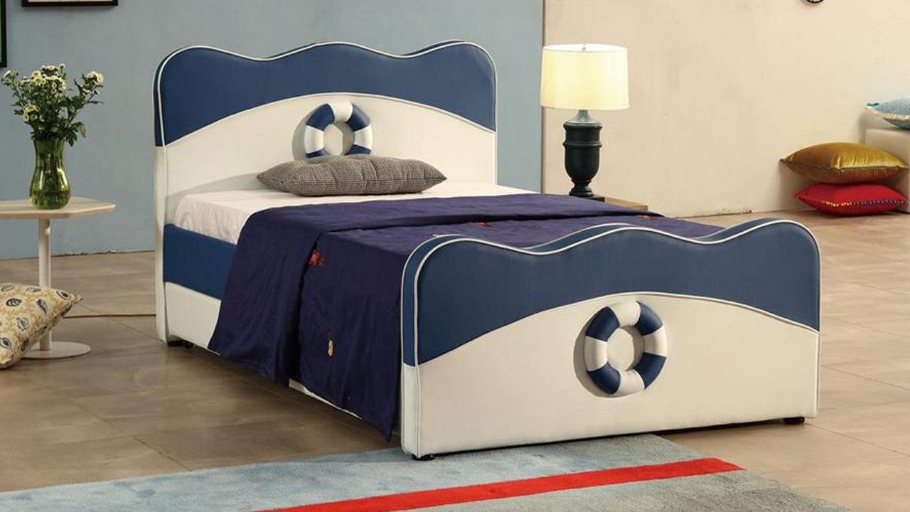Xlmoebel Kinderbett Exklusives Designbett für das Wohnzimmer im modernen Stil (Bett), Hergestellt in Europa von Xlmoebel