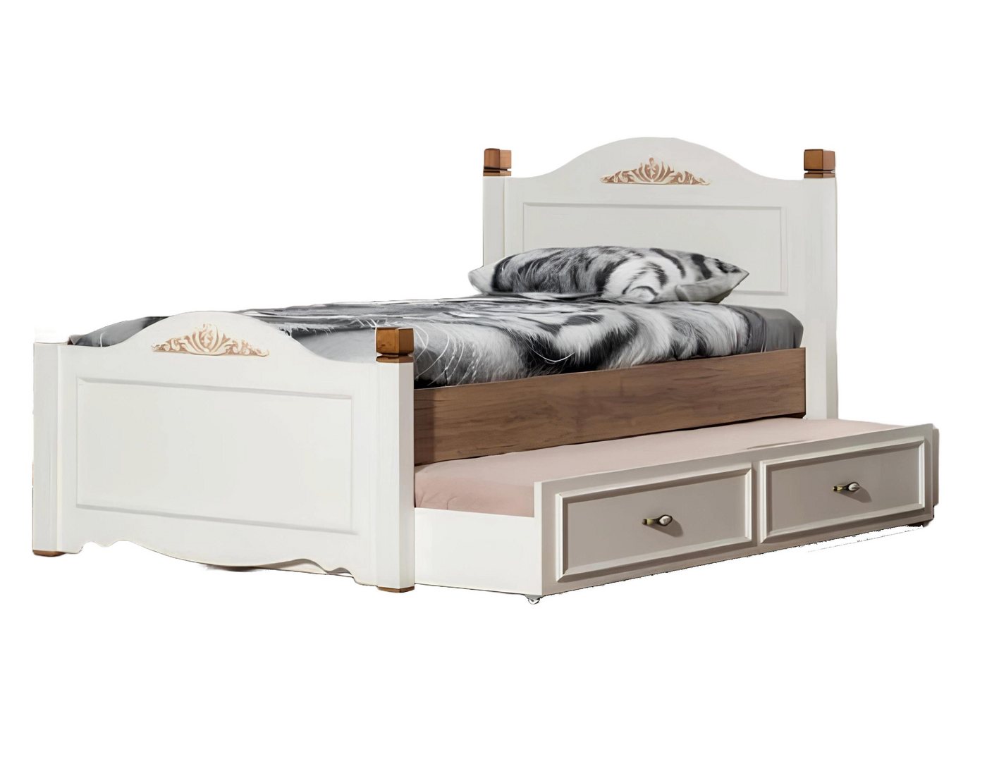 Xlmoebel Kinderbett Jugendbett Kinderzimmer Schlafstätte Schlafzimmer Einrichtung Luxus (1-tlg., Kinderbett), Hergestellt in Europa von Xlmoebel