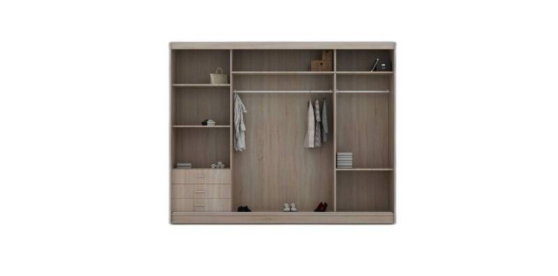 Xlmoebel Kleiderschrank Design Hochglanz Kleiderschrank Möbel Modern Mehrzweck Kleider Schrank (1-St., Kleiderschrank) Hergestellt in Europa von Xlmoebel