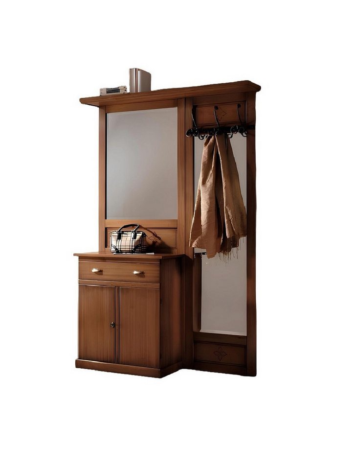 Xlmoebel Garderobenschrank Holz Garderobenmöbel Regal Kleiderschrank Anrichteschrank (Garderobenschrank) Hergestellt in Europa von Xlmoebel