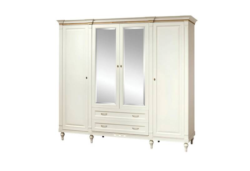 Xlmoebel Kleiderschrank Schrank Garderobenschrank Kleiderkasten Spiegelschrank modern (Kleiderschrank) Hergestellt in Europa von Xlmoebel