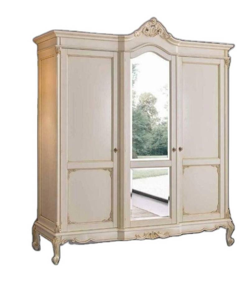 Xlmoebel Kleiderschrank Schrank Schlafzimmer Garderobe Massivholz Barock Möbel kaufen (1-St., Kleiderschrank) Hergestellt in Europa von Xlmoebel