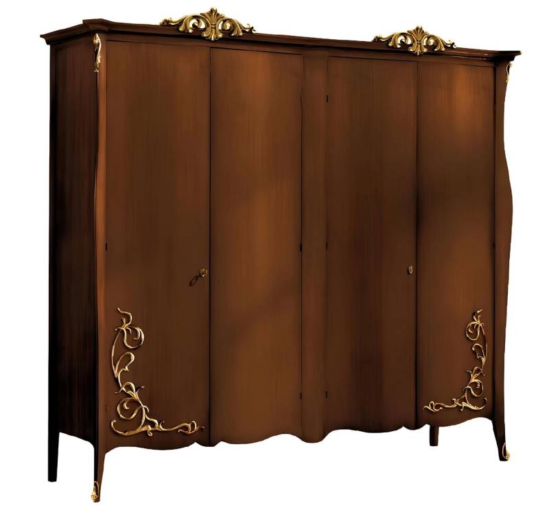 Xlmoebel Kleiderschrank Massivholzschrank für Schlafzimmermöbel aus Italien (Kleiderschrank) Hergestellt in Italy von Xlmoebel